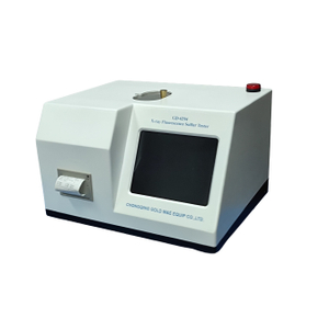 Analisador rápido de enxofre em óleo com tela sensível ao toque por ASTM D4294 / ISO 8754
